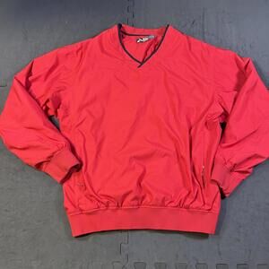 Men's storm creek vintage Red Windbreaker Jacket Size LT